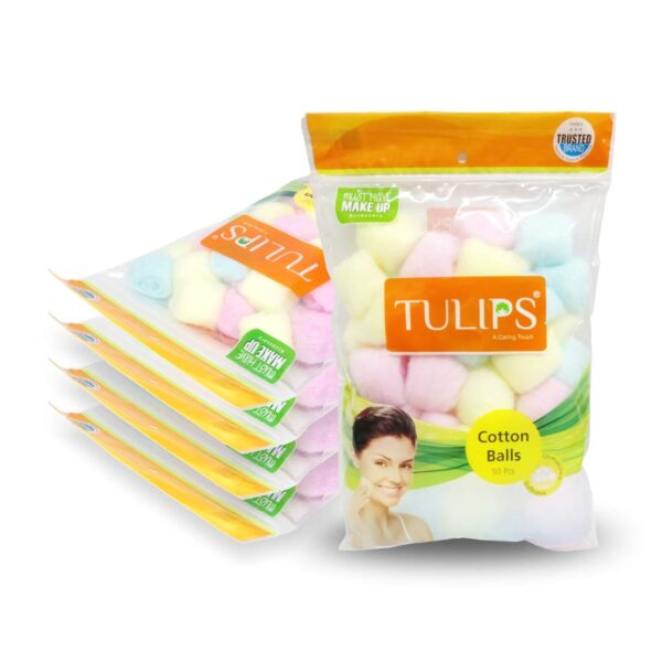 TULIPS COLOR COTTON BALLS