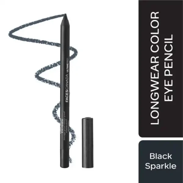 Faces  Long Wear Eye Pencil  Black Sparkle
